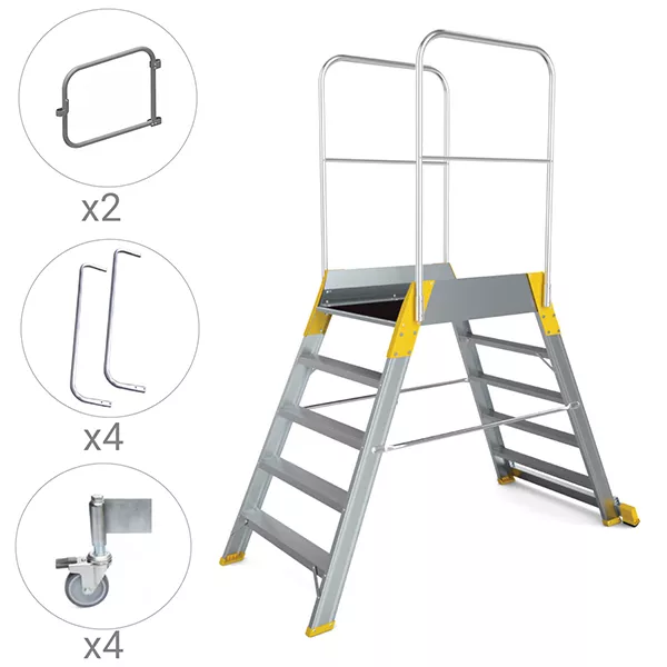 Räder, Handläufe und Türen